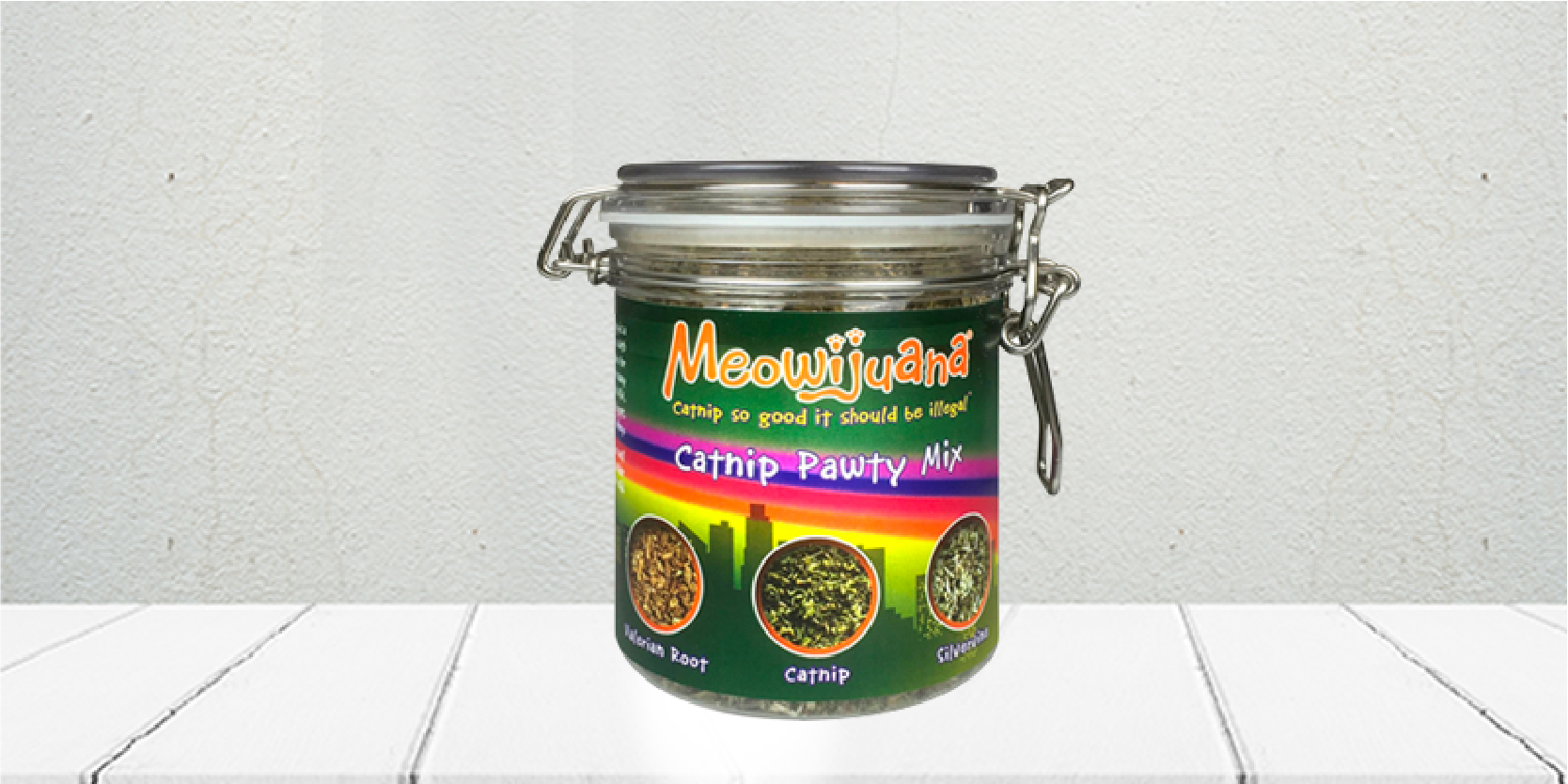 Meowijuana-Catnip-Jar-of-Pawty-Mix-20g-